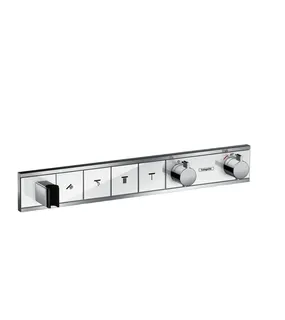 Hansgrohe Thermostat Unterputz RainSelect Fertigset 4 Verbraucher weiss/chrom – Bild 3