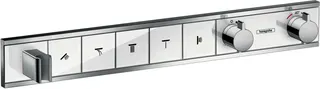 Hansgrohe Thermostat Unterputz RainSelect Fertigset 5 Verbraucher weiss/chrom – Bild 2
