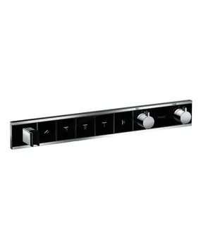 Hansgrohe Thermostat Unterputz RainSelect Fertigset 5 Verbraucher schwarz/chrom – Bild 3