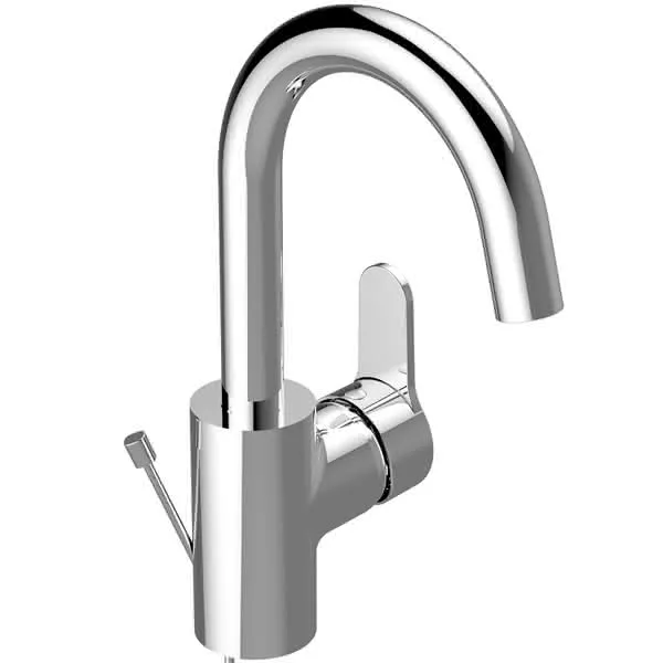sanibel 1001-Waschtisch-Batterie A16 seitlich bedienbar verchromt