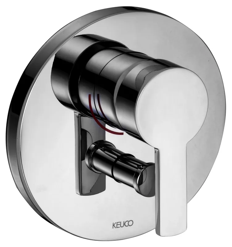 Keuco EHM-Wannenmischer Plan blue 53972 UP-Montage, verchromt