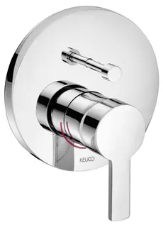 Keuco EHM-Wannenmischer Plan blue 53972 m.Sicherungseinheit, verchromt