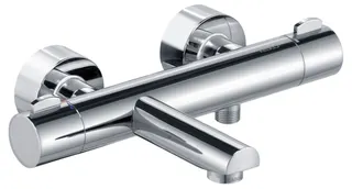 Keuco Einhand-AP-Badebatterie Plan blue 53920010100 chrom