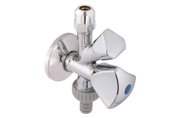 Schlösser Kombi-Eckventil ohne ASAG 1/2", Nr.1720 chrom