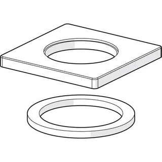 Ros. HANSALIVING 6636 55 x 55 mm chr – Bild 3