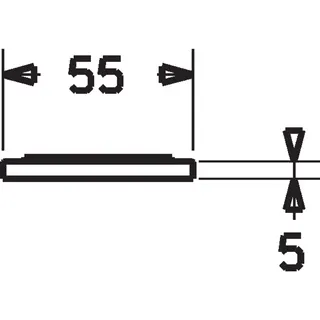 Ros. HANSALIVING 6637 55 x 55 mm chr – Bild 2