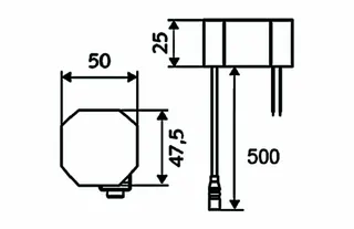 SCHELL Waschtisch-Arm. PURIS E HD-M, Elektron. Mischwasser, UP-Netzteil, chrom – Bild 3