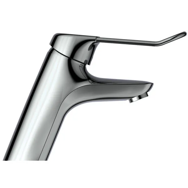 Ideal Standard Waschtisch-Armatur Ceramix Blue,m.Bügelgriff, o.Ablgarn.,m.CU-Rohren,Ausld.135mm,Chrom