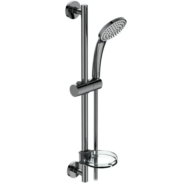 Ideal Standard Brausekombination Idealrain 600mm 1-Funktionshandbrause, d:100mm Chrom