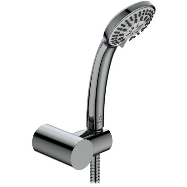 Ideal Standard Handbrause-Set Idealrain 3-Funktionshandbrause, d:80mm Chrom