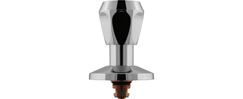 Sanitär-Oberteil 3/4" warm f.UP-Ventile mit Dreikanthaubengriff aus Metall