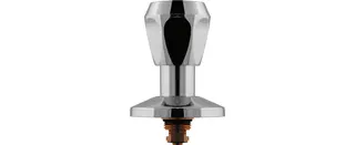 Sanitär-Oberteil 3/4" warm f.UP-Ventile mit Dreikanthaubengriff aus Metall