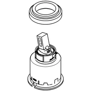 GROHE Kartusche 440999 Keramik mit Ecom-Funktion für Eichelberg Armaturen – Bild 2