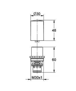 GROHE Unterputz-Umstellung 440018 für Eichelberg UP-EH-Wannenbatterie chrom – Bild 5