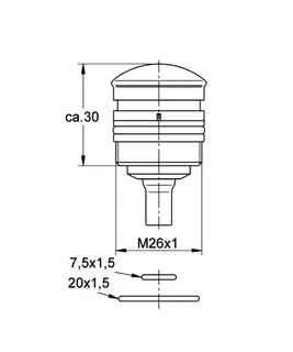 GROHE Aufputz-Umstellung 440086 für Eichelberg Wannenbatt. ab BJ 1997 chrom – Bild 4