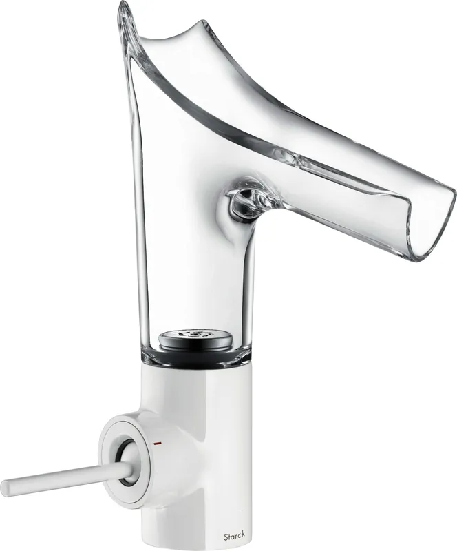 Hansgrohe Waschtischmischer Axor Starck V weiss Nicht für (halb-)öf.Bereich empfohlen.