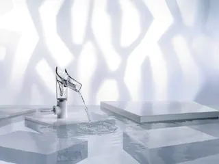 Hansgrohe Waschtischmischer Axor Starck V chrom f.Waschsch.Nicht f.(halb-)öf.Ber.empf. – Bild 2