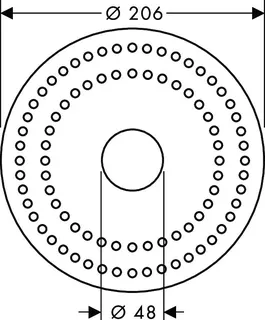 Hansgrohe Trockenmanschette Axor Starck für Grundset 10902180 – Bild 2