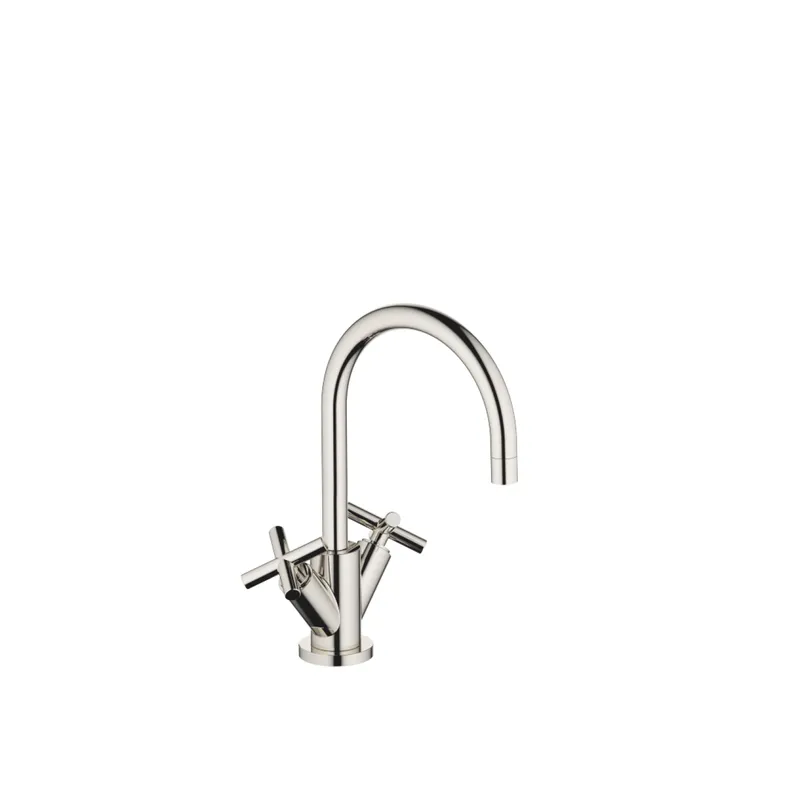 Dornbracht Waschtisch-Einlochbatterie mit Ablaufgarnitur TARA 22513892 Platin