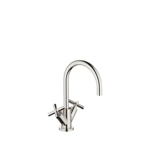 Dornbracht Waschtisch-Einlochbatterie mit Ablaufgarnitur TARA 22513892 Platin