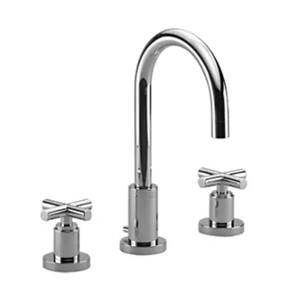 Dornbracht Waschtisch-3-Lochbatt. mit Ablaufgarnitur TARA 20710892 Schwarz matt – Bild 2