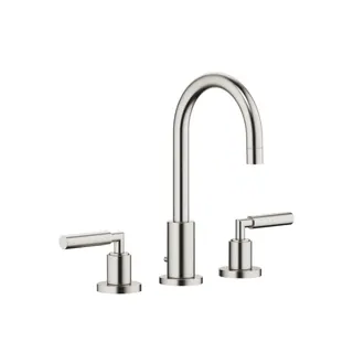 Dornbracht Waschtisch-3-Lochbatt. mit Ablaufgarnitur TARA 20710882 Platin gebürstet