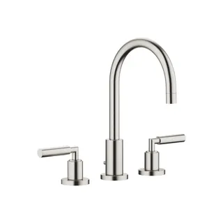Dornbracht Waschtisch-3-Lochbatt. mit Ablaufgarnitur TARA 20713882 Platin gebürstet