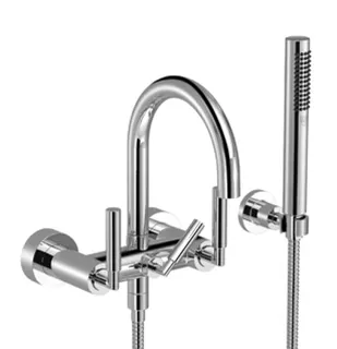 Dornbracht Wannenbatterie für Wandmontage TARA 25133882 Platin – Bild 2
