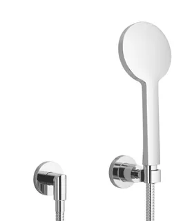Dornbracht Schlauchbrausegarnitur mit Einzelrosetten TARA 27803892 Platin – Bild 2