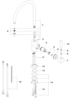 Dornbracht Einhebelmischer TARA 33815888 Chrom – Bild 4