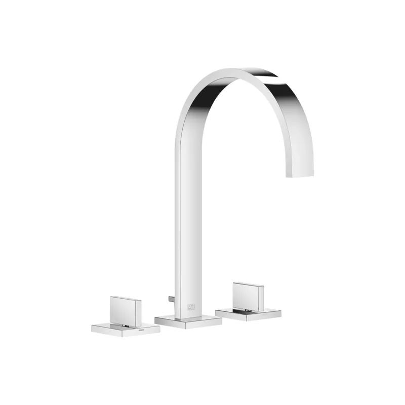 Dornbracht Waschtisch-Dreilochbatterie mit Ablaufgarnitur MEM 20715782 Chrom
