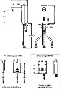 Armatur Saniline Style SWE Offen Batterie – Bild 4