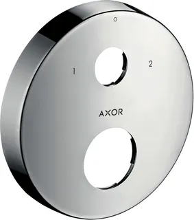 HG Verlängerungsrosette Axor rund 2-Loch 0-1-2 brushed nickel
