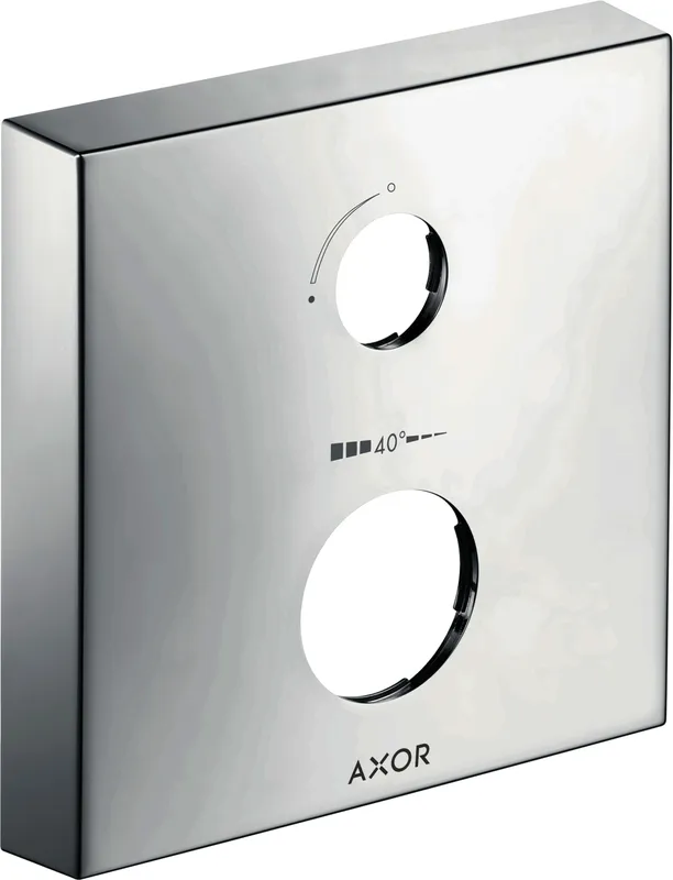 HG Verlängerungsrosette Axor eckig Pfeil 2-Loch chrom