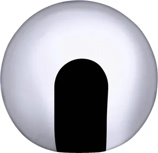 Hansgrohe Zugknopf Axor für 2-Griff Wannenarmatur gold optik