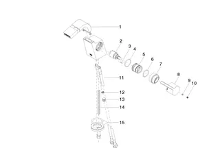 Dornbracht Bidet-EHM ohne Ablaufgarnitur CL.1 33600705 Platin gebürstet – Bild 4