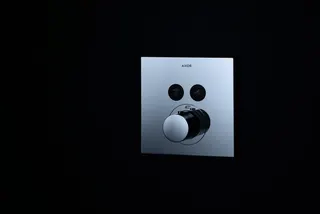 Hansgrohe Thermostat UP Axor ShowerSelect Fertigset 2 Verbraucher quadratisch chr. – Bild 2