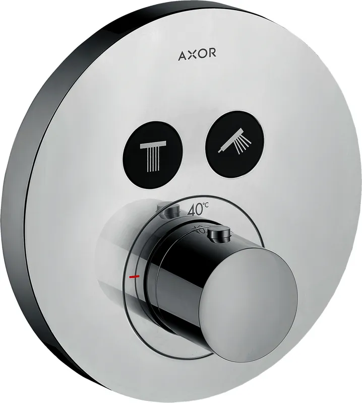 Hansgrohe Thermostat UP Axor ShowerSelect Fertigset 2 Verbraucher rund chrom