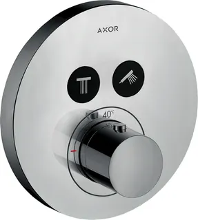 Hansgrohe Thermostat UP Axor ShowerSelect Fertigset 2 Verbraucher rund chrom