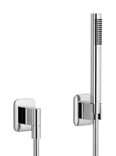 Dornbracht Schlauchbrausegarnitur mit Einzelrosetten LISSE 27802845 Chrom – Bild 2