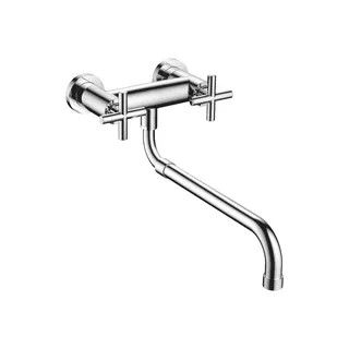 Dornbracht Wand-Brückenbatt. mit herausziehbarem Auslauf TARA 31151892 Chrom