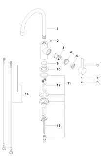 Dornbracht BAR TAP Einhebelmischer TARA ULTRA 33805875 Chrom – Bild 4