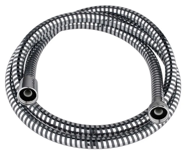 sanibel 1001-Brauseschlauch A17 DN15 x1250mm silbergrau kon. Mutter verchromt