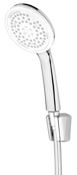 sanibel 3001-Wannen-Brauseset A17 mit Handbrause 3S 105mm dreistrahlig verchr.
