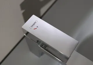 Hansgrohe Waschtischmischer 100 Metropol chrom CoolStart langer Ausl.Push-Open Ablaufg. – Bild 3