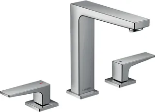 Hansgrohe 3-Loch Waschtischarmatur 160 Metropol chrom – Bild 2