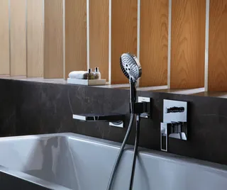 Hansgrohe Wannenmischer Unterputz Metropol F-Set Bügelgriff chr.m.Sicherungskombi. – Bild 2