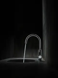 Hansgrohe Waschtischmischer 240 Axor Uno Schwenkauslauf Bügelgriff chrom – Bild 3