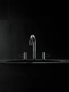 Hansgrohe 3-Loch Waschtischarmatur 200 Axor Uno Bügelgriff chrom – Bild 3