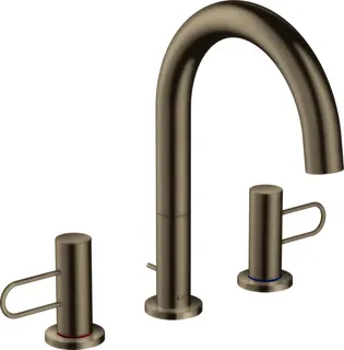 Hansgrohe 3-Loch Waschtischarmatur 200 Axor Uno Bügelgriff BN – Bild 2
